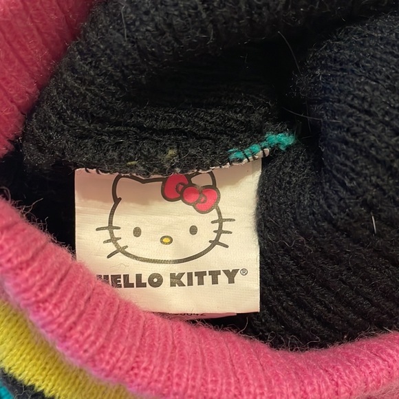 Sanrio Hello Kitty multicolored hat beanie OSFM - Picture 3 of 5